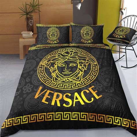 versace bed sheets cheap|versace comforters on sale.